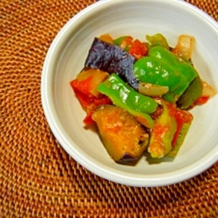 夏野菜煮(塩麹使用)